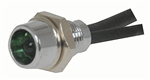 BEZEL 12V CHRM LED 3MM GRN