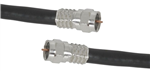 LEAD TV F PLG  F PLG RG6 QUAD BLK 5M