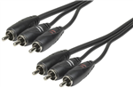 LEAD AV RCA 3PLG  3PLG 3COL 15M