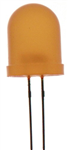 LED 5MM DIF ORG 80MCD