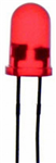 LED 5MM DIF RED FLASH 50MCD