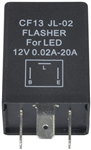 3 PIN LED RELAY FLASHER TO SUIT JAPANESE CARS  12VDC