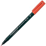 STAEDTLER 318 LUMOCOLOR PERMANENT MARKER BULLET 06MM RED