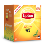 LIPTON QUALITY STRING AND TAG TEA BAGS BOX 200