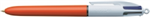 BIC 4COLOUR RETRACTABLE BALLPOINT PEN 07MM