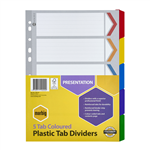 MARBIG 35011 DIVIDERS INDEX A4 COLOUR 5 TAB