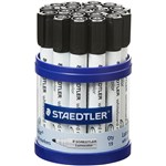 STAEDTLER 351 LUMOCOLOR WHITEBOARD MARKER BULLET BLACK CUP 19