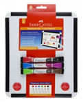 WHITEBOARD SET FABERCASTELL 2 SIDED INCLUDES MARKERS WITH ERASER ENDS