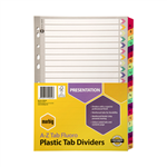 MARBIG 36024 DIVIDERS REINFORCED BOARD A4 FLUORO AZ