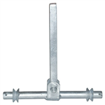 Wobble Roller Stems  Brackets  Twin Wobble Roller Bracket Swivel
