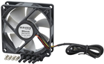 FAN 12VDC 80MM HYDROB LOW NOISE