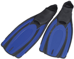 BLUE DIVING FINS SIZE XL  MENS SIZE 115