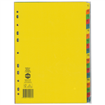 MARBIG 37170 DIVIDERS A4 MANILLA BRIGHTS 120 TAB