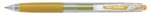 PEN PILOT 07MM POPLOL RETRACTABLE GEL GOLD