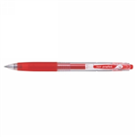 PEN PILOT 07MM POPLOL RETRACTABLE GEL RED