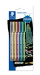 MARKER STAEDTLER METALLIC ASST COLOURS PK5