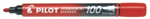 SP MARKER PILOT 10MM PERMANENT SCA100 BULLET TIP FINE RED