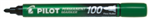 SP MARKER PILOT 10MM PERMANENT SCA100 BULLET TIP FINE GREEN