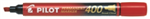 SP MARKER PILOT 400MM PERMANENT SCA400 CHISEL TIP BROAD RED