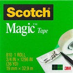 3M SCOTCH 810 MAGIC TAPE 34INCH 19MM X 33M