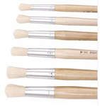 JASART HOG BRISTLE SERIES 577 FLAT BRUSHES  SIZE 8