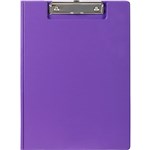 MARBIG CLIPFOLDER A4 PVC SUMMER COLOURS PURPLE