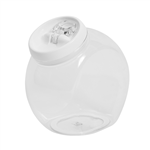 CONNOISSEUR FLIPTITE CANISTER ROUND 47 LITRE CLEAR