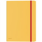 LEITZ COSY 3 FLAP FOLDER WITH POCKET PP A4 YELLOW