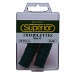 ESSELTE SUPERIOR THIMBLETTES SIZE 0 GREEN