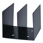 ESSELTE SWS MOULDED BOOK RACK BLACK