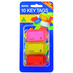 KEVRON ID38 KEYTAGS FLURO ASSORTED PACK 10