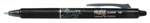 PILOT FRIXION CLICKER RETRACTABLE ERASABLE GEL INK PEN 10MM BLACK