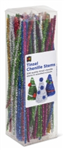 EDUCATIONAL COLOURS CHENILLE STEMS 300MM ASSORTED TINSEL PACK 200
