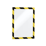 DURABLE DURAFRAME SECURITY FRAME A4 YELLOWBLACK PACK 2