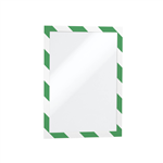 DURABLE DURAFRAME SECURITY FRAME A4 GREENWHITE PACK 2