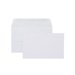 CUMBERLAND SELF SEAL PLAIN ENVELOPE 80GSM 90 X 165MM WHITE BOX500