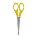 BTS  only SCISSORS RIGHT HANDED STAINLESS STEEL 152MM YELLOW BLUE
