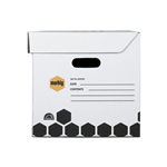 BINDER BOX MARBIG BLACKWHITE