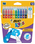 MARKER BIC KIDS COLOUR  ERASE FELT WLT11