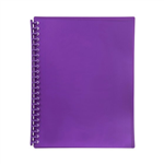 BTS  only MARBIG DISPLAY BOOK REFILLABLE 20 POCKET A4 PURPLE