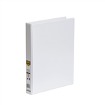MARBIG CLEARVIEW INSERT RING BINDER 2D 25MM A4 WHITE