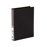 MARBIG CLEARVIEW INSERT RING BINDER 3D 25MM A4 BLACK