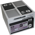 CUMBERLAND BOOKLET MAILER WITH WINDOW 90GSM C5 162X229MM WHITE BOX500