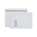 CUMBERLAND BOOKLET MAILER WITH WINDOW 90GSM C4 229X324MM WHITE BOX250