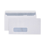 CUMBERLAND LASER ENVELOPE WINDOW ENVELOPE 90GSM DL 110 X 220MM WHITE BOX500