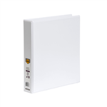 MARBIG CLEARVIEW INSERT RING BINDER 4D 38MM A4 WHITE