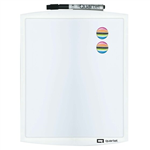 WHITEBOARD QUARTET 230X280MM SML MAGNETIC DRY ERASE WMARKER BLACKWHITE
