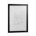 DURABLE DURAFRAME WALLPAPER WITH ADHESIVE STRIPS A4 BLACK PACK1