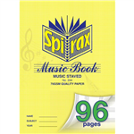 SPIRAX 244 MUSIC BOOK A4 96PAGE