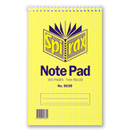 SPIRAX 563B NOTEBOOK REPORTERS SPIRAL BOUND TOP OPEN 300 PAGE 200 X 127MM
